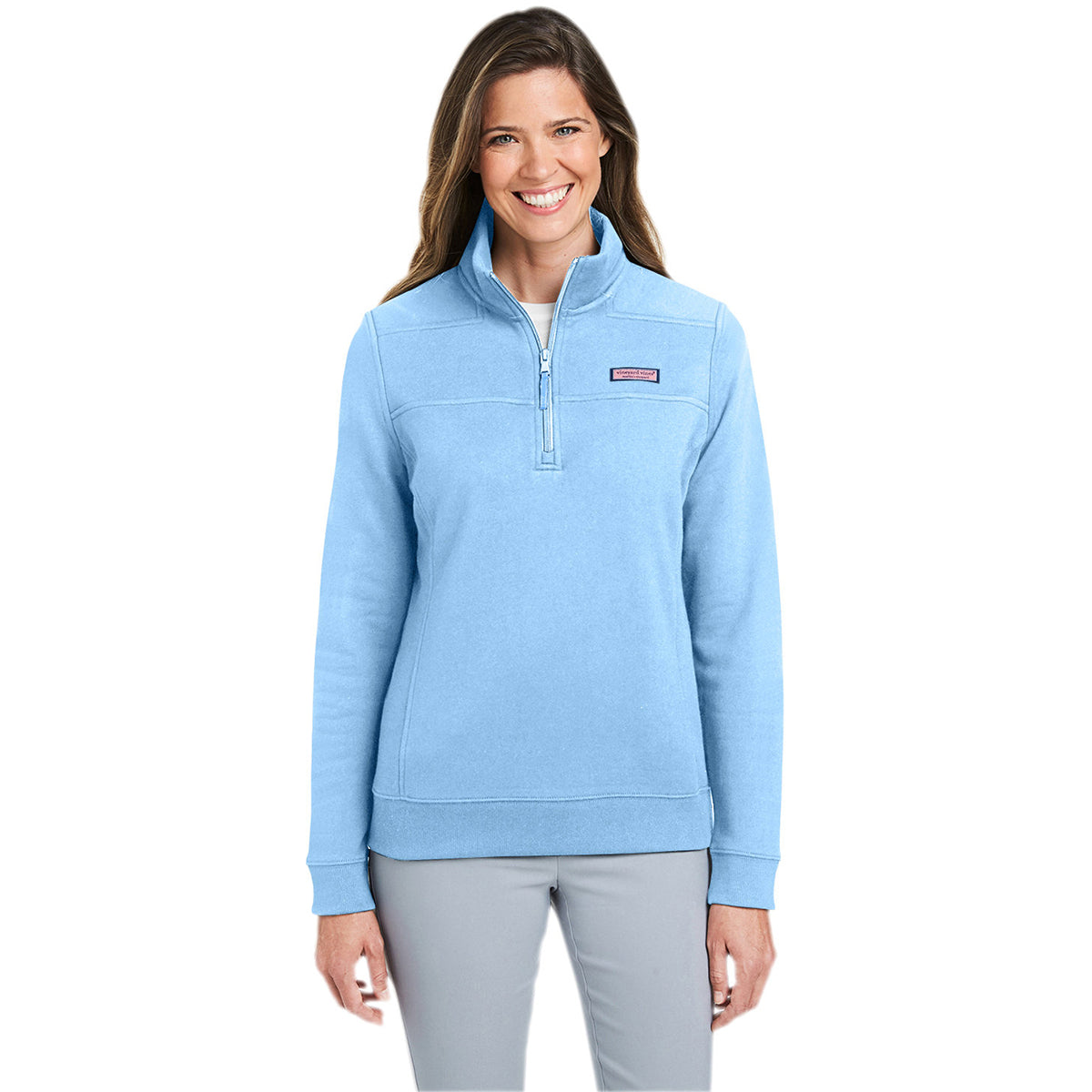 Vineyard Vines Women's Jake Blue Collegiate Shep Shirt - Customizable Style!