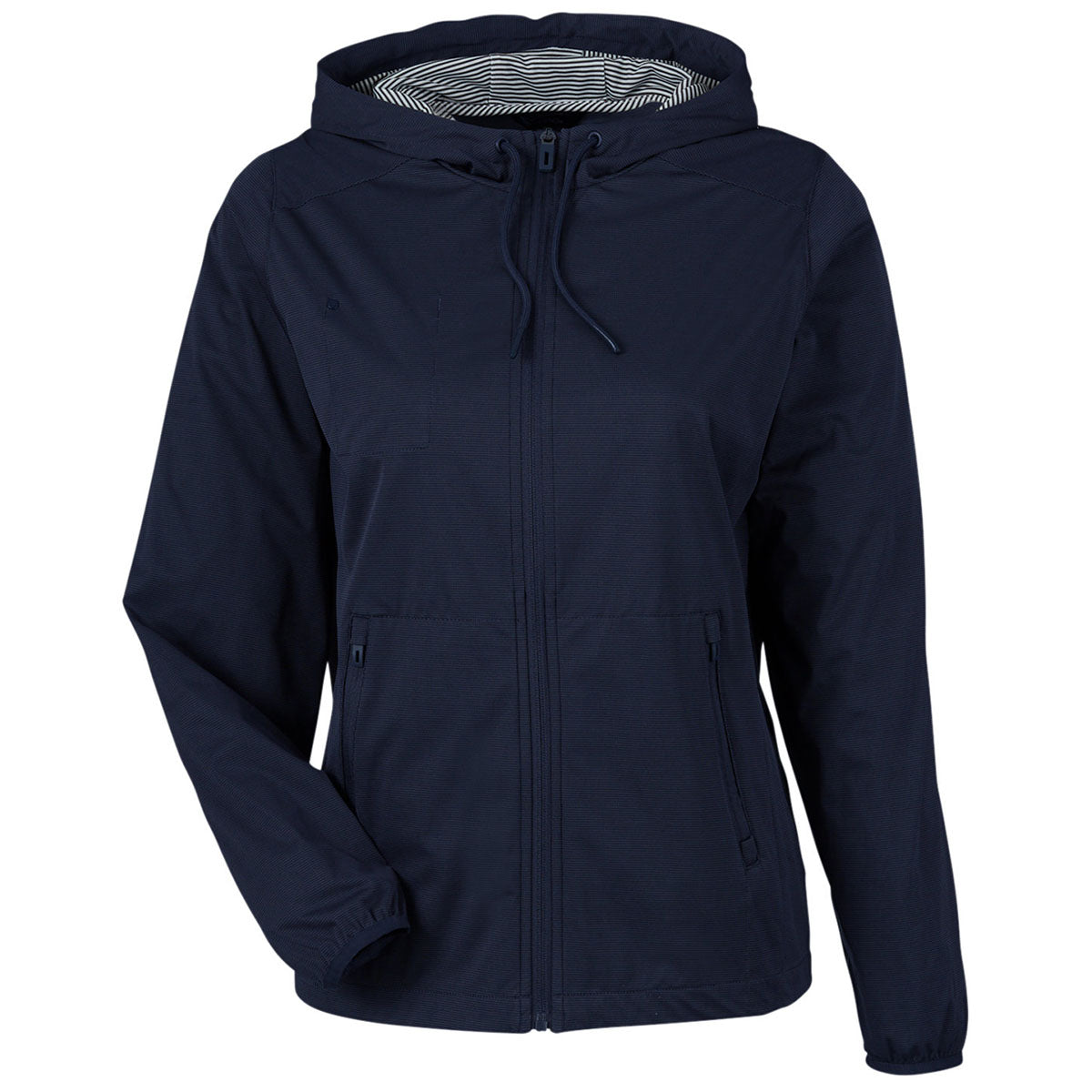 North End Women's Stylish Navy Heather Lightweight Jacket