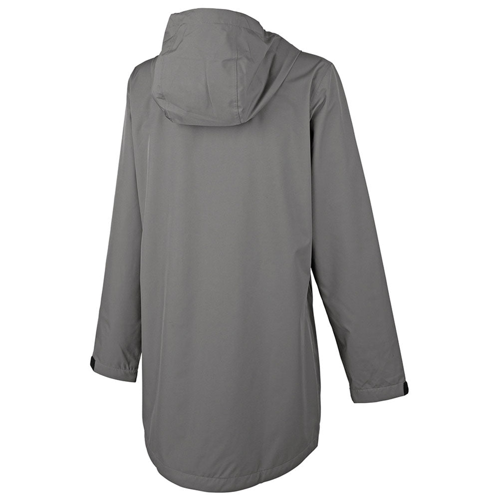 Charles River Women's Stylish Grey Atlantic Rain Shell Jacket