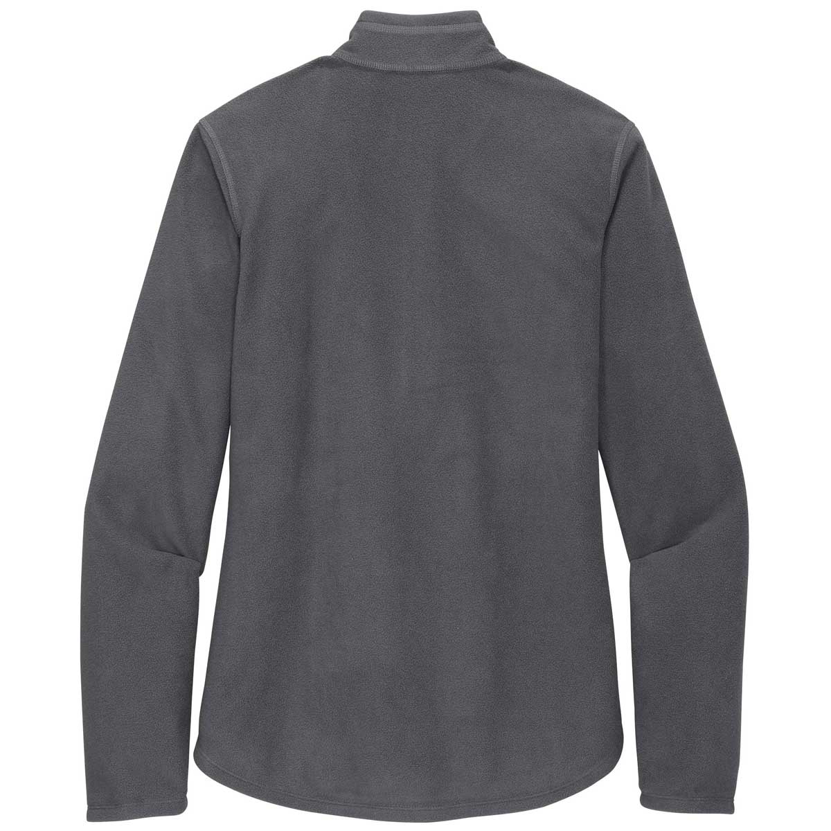 Eddie Bauer Women's Stylish Grey Steel Half Zip Microfleece Jacket