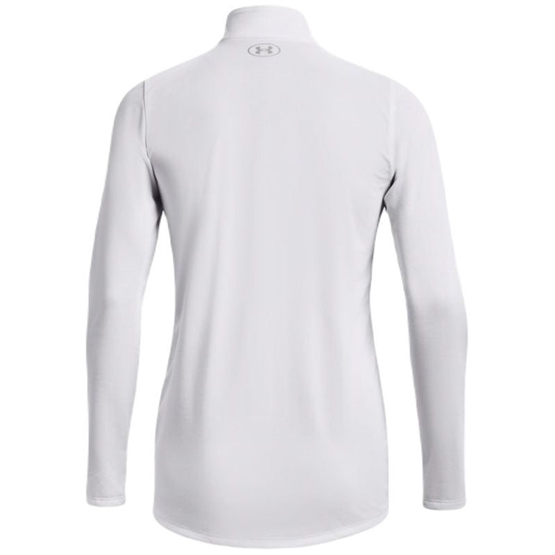Under Armour Women's Stylish White/Mod Grey Team Tech 1/2 Zip - A Must-Have!