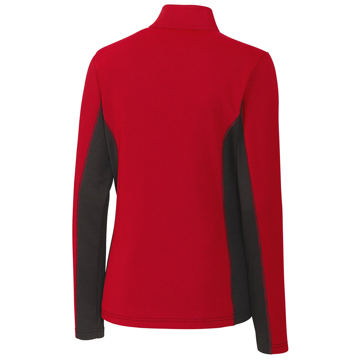 Clique Women's Stunning Red Ice Colorblock Half Zip