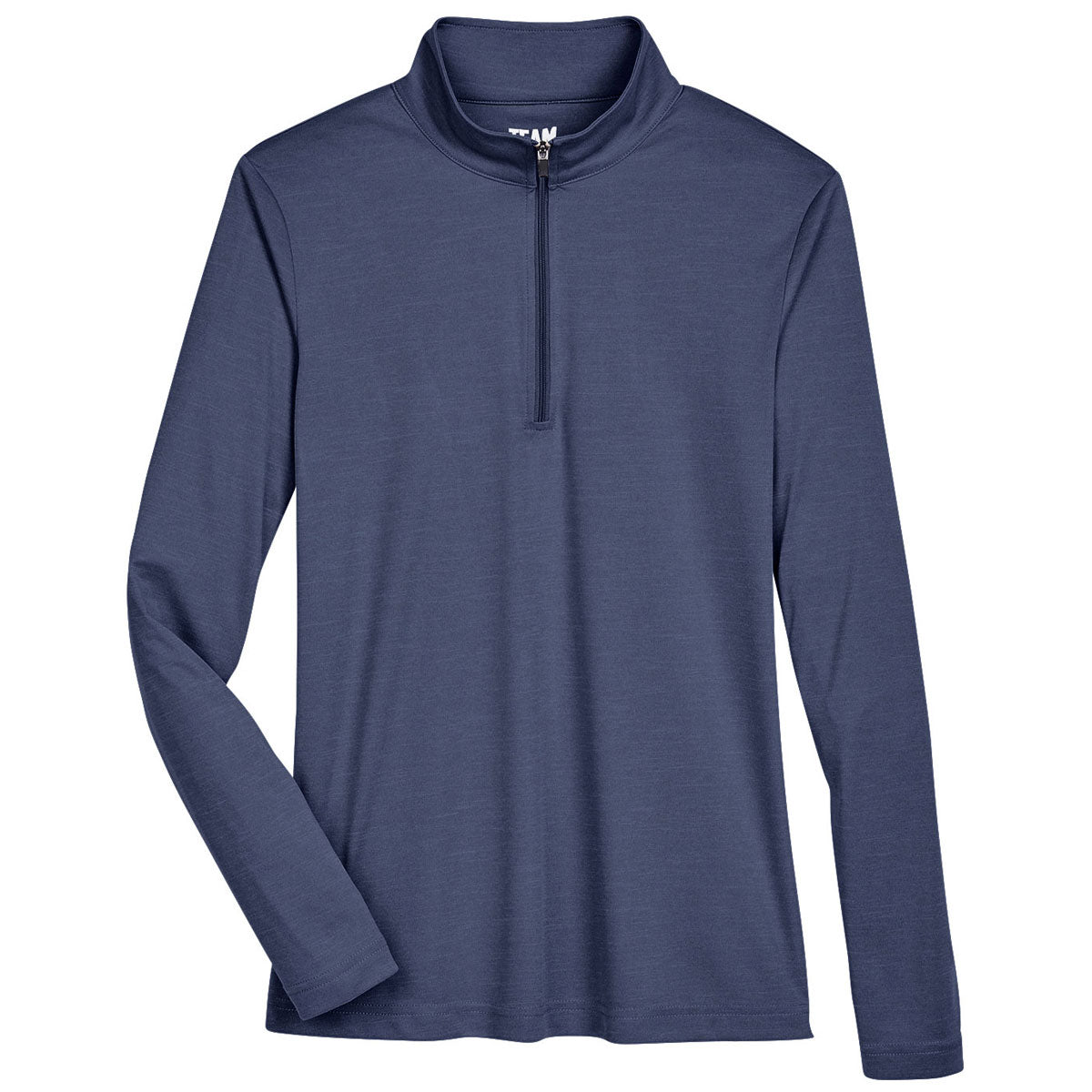Team 365 Women's Dark Navy Heather Sonic Performance Quarter-Zip: A Dreamy Sportswear