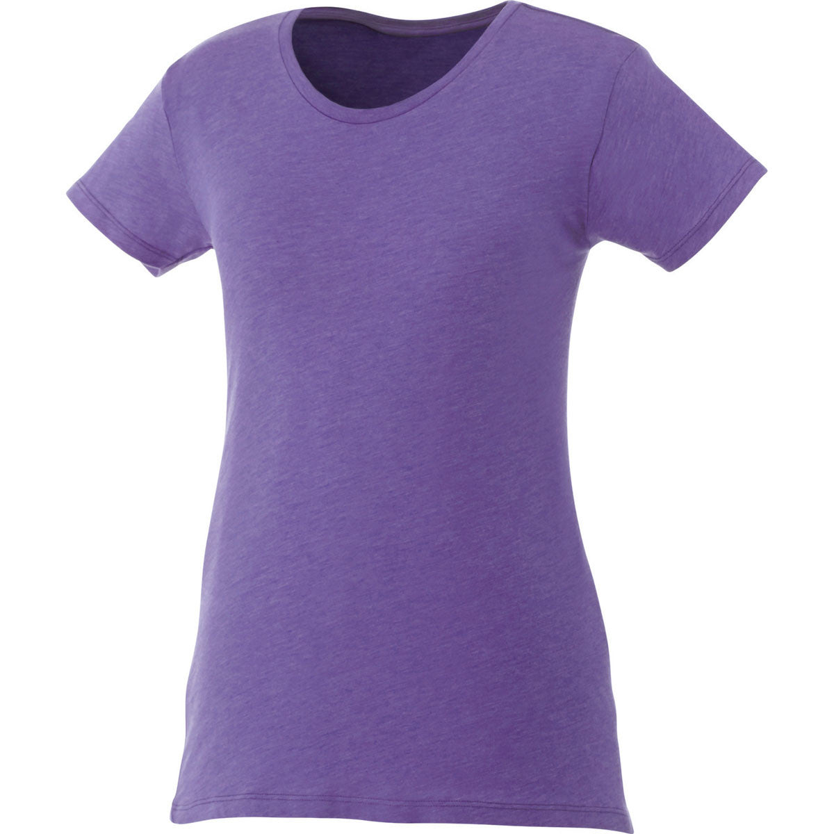 Elevate Women's Purple Heather Bodie Short Sleeve T-Shirt - A Must-Have!