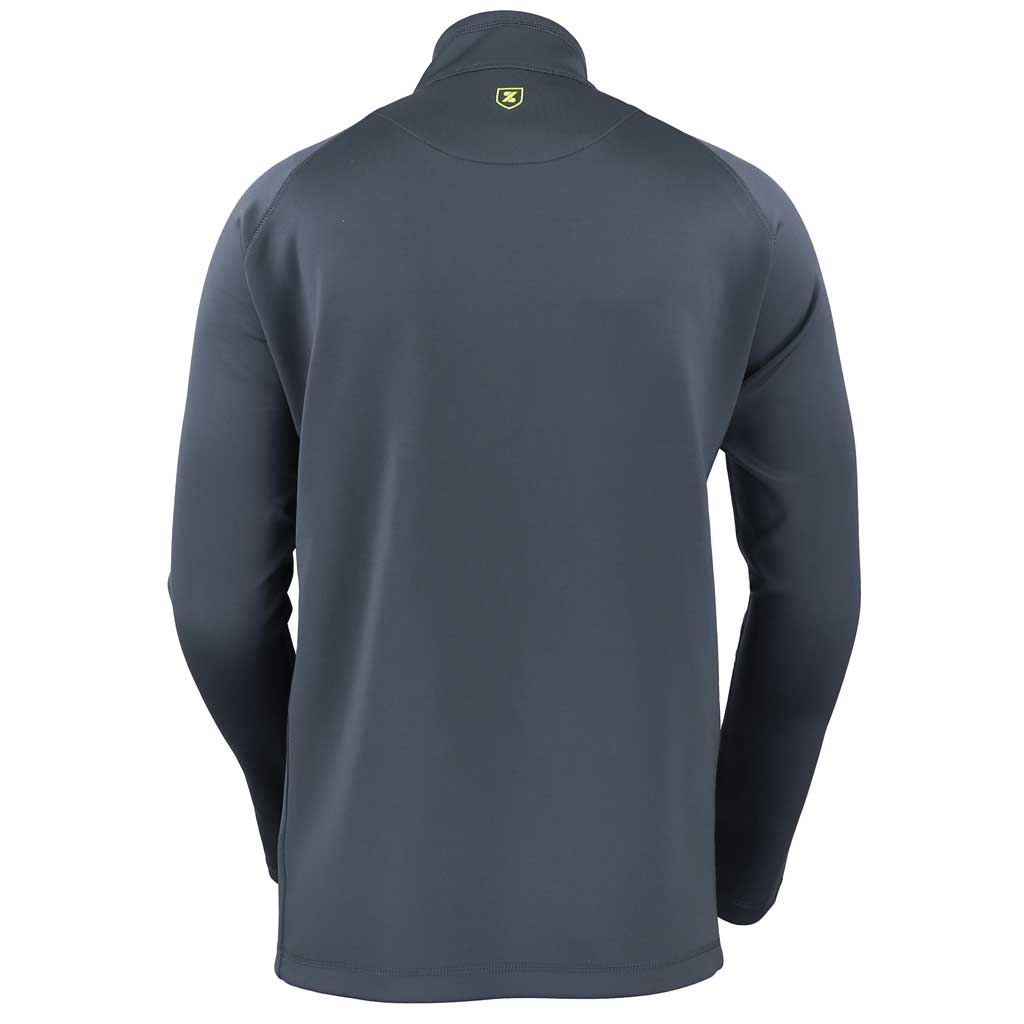Zusa Men's Charcoal Influencer Quarter Zip - A Sustainable Style Sensation