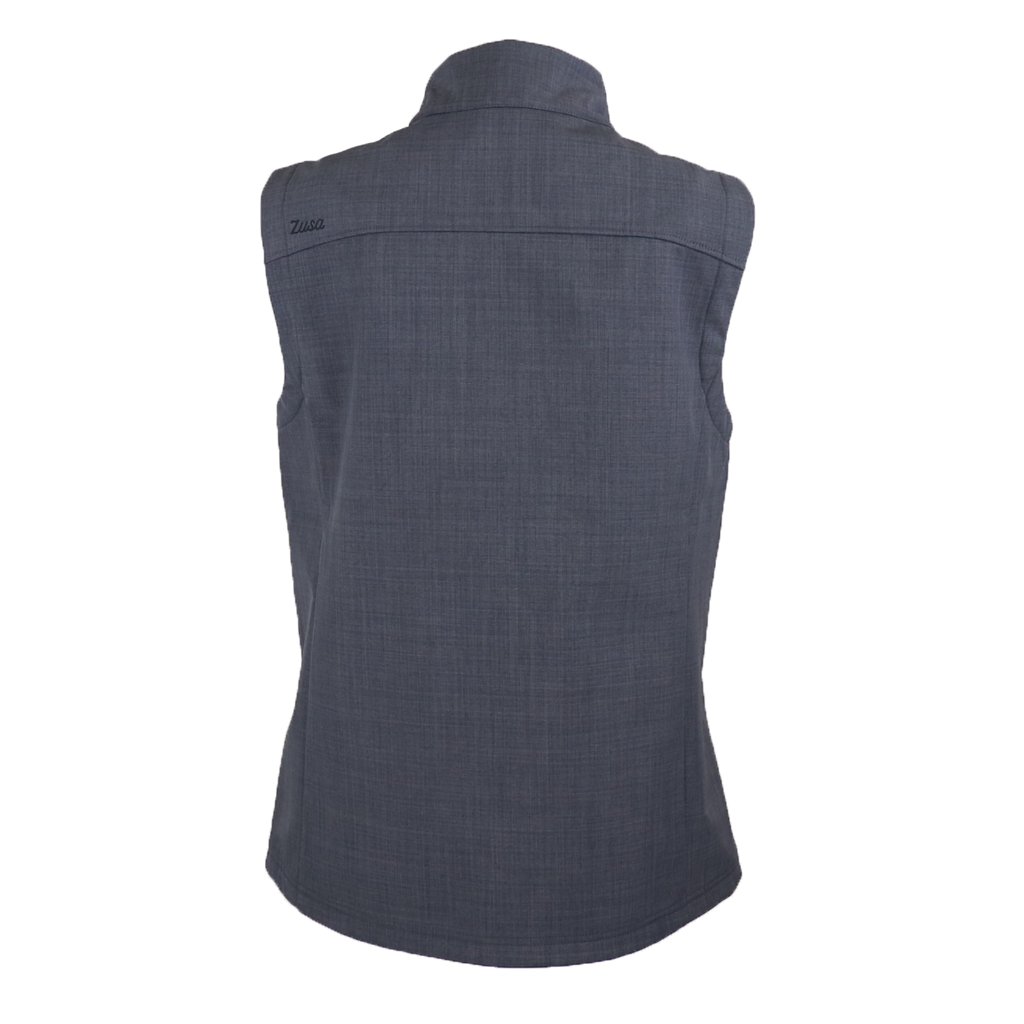 Zusa Women's Charcoal Cross-Hatch Wanderlust Vest: A Sustainable Fashion Statement